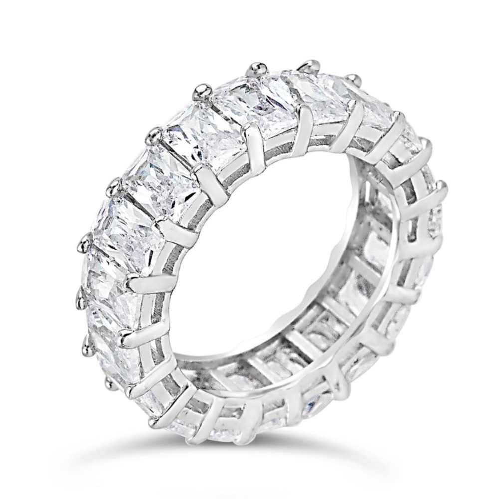 LARGE SIZES Stylish Diamond-look Ring 8/9/10/11